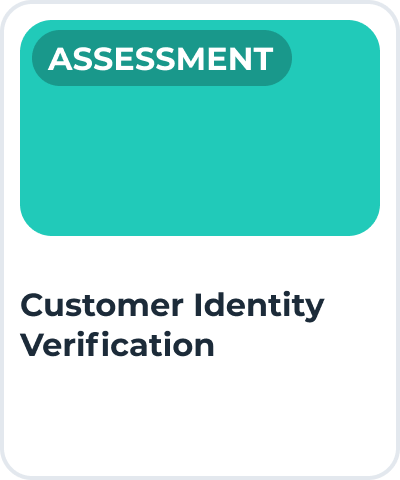 Assessment — Customer Identity Verification