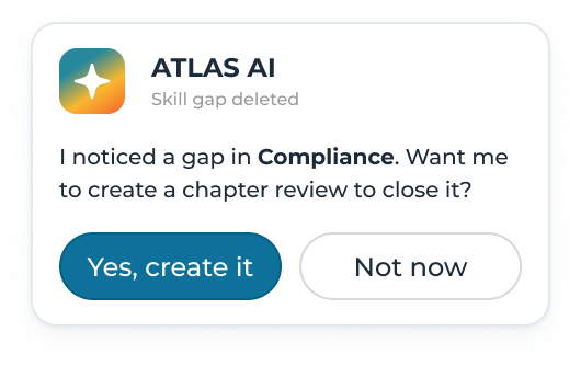 ATLAS AI: skill gap detected